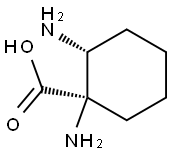 Cyclohexanecarboxylic acid, 1,2-diamino-, (1R,2R)- (9CI) 结构式