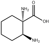 Cyclohexanecarboxylic acid, 1,2-diamino-, (1S,2S)- (9CI) 结构式