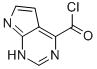 1H-Pyrrolo[2,3-d]pyrimidine-4-carbonyl chloride (9CI) 结构式