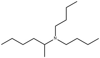 N,N-二丁基-1-甲基戊胺 结构式
