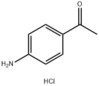 4'-氨基乙酰苯盐酸盐 结构式