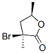 trans-3-bromodihydro-3,5-dimethylfuran-2(3H)-one 结构式