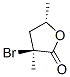 cis-3-bromodihydro-3,5-dimethylfuran-2(3H)-one 结构式