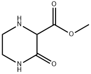 3-氧代-哌嗪-2-羧酸甲酯 结构式