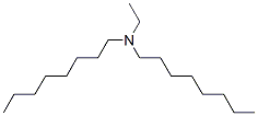 Ethyldioctylamine 结构式