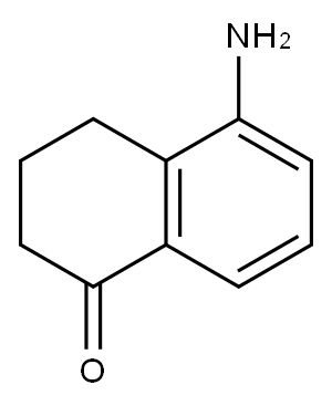 5-氨基-3,4-二氢-2H-1-萘酮 结构式