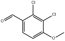 2,3-二氯-4-甲氧基苯甲醛 结构式