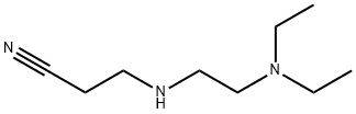 3-{[2-(DIETHYLAMINO)ETHYL]AMINO}PROPANENITRILE 结构式