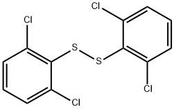 二硫化物, 双(2,6-二氯苯基) 结构式