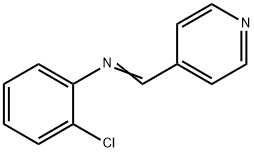 2-Chloro-N-(4-pyridinylmethylene)benzenamine 结构式