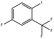 2-碘-5-氟三氟甲苯 结构式