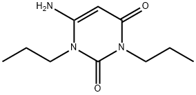 1,3-二丙基-6-氨基脲嘧啶 结构式