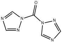 N,N'-羰基二(1,2,4-三氮唑) 结构式