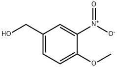 4-甲氧基-3-硝基苯甲基醇 结构式