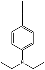 4'-二乙基氨基苯乙炔 结构式