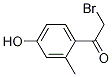 2-broMo-1-(4-hydroxy-2-Methyl-phenyl)-ethanone 结构式