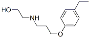 Ethanol, 2-[[3-(4-ethylphenoxy)propyl]amino]- (9CI) 结构式