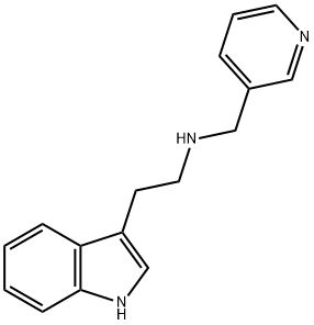 [2-(1H-INDOL-3-YL)-ETHYL]-PYRIDIN-3-YLMETHYL-AMINE 结构式