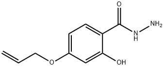 Benzoic acid, 2-hydroxy-4-(2-propenyloxy)-, hydrazide (9CI) 结构式