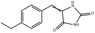 2,4-Imidazolidinedione, 5-[(4-ethylphenyl)methylene]- (9CI) 结构式
