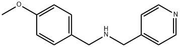 (4-甲氧基-苄基)-吡啶-4-甲胺 结构式