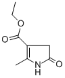 2-METHYL-5-OXO-4,5-DIHYDRO-1H-PYRROLE-3-CARBOXYLIC ACID ETHYL ESTER 结构式