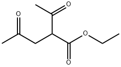 2-乙酰基-4-戊酮酸乙酯 结构式