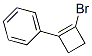 (2-Bromo-1-cyclobuten-1-yl)benzene 结构式