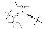 3,4-Pentadien-1-yne-1,3-diyl-5-ylidenetetrakis(ethyldimethylsilane) 结构式