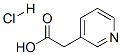 3-PyridYlAceticAcidHydrochloride 结构式