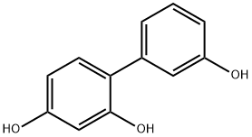 [1,1'-biphenyl]-2,3',4-triol 结构式