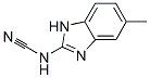 Cyanamide, (5-methyl-1H-benzimidazol-2-yl)- (9CI) 结构式