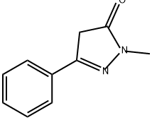 1-甲基-3-苯基-1H-吡唑-5(4H)-酮 结构式