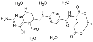 亚叶酸钙 结构式