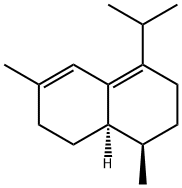 (1R,8aR)-1,2,3,7,8,8a-Hexahydro-1,6-dimethyl-4-isopropylnaphthalene 结构式