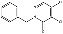 4,5-二氯-2-苄基-3(2H)-哒嗪 结构式