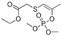 [2-[(Dimethoxyphosphinyl)oxy]-1-propenylthio]acetic acid ethyl ester 结构式