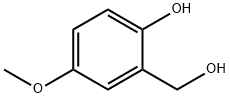 2-(羟甲基)-4-甲氧基苯酚 结构式