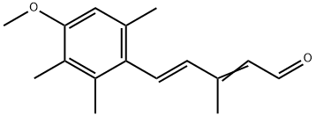 (4E)-5-(4-Methoxy-2,3,6-trimethylphenyl)-3-methyl-2,4-pentadienal 结构式