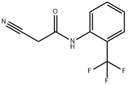 氰基乙酰邻三氟甲基苯胺 结构式