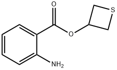 3-Thietanol,2-aminobenzoate(9CI) 结构式
