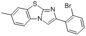 2-(2-BROMOPHENYL)-7-METHYLIMIDAZO[2,1-B]BENZOTHIAZOLE 结构式