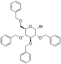 四-O-苄基-ALPHA-D-吡喃葡萄糖基溴化 结构式