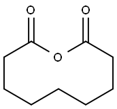 壬二酸酐 结构式
