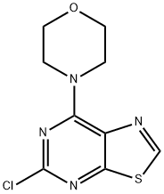 4-(5-氯噻唑并[5,4-D]嘧啶-7-基)吗啉 结构式