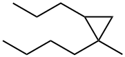 1-Butyl-1-methyl-2-propylcyclopropane 结构式