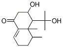 3,4,4a,5,6,7-Hexahydro-3-hydroxy-4-(1-hydroxy-1-methylethyl)-4a,5-dimethylnaphthalen-1(2H)-one 结构式