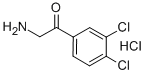 2-(3,4-二氯苯基)-2-氧代乙胺盐酸盐 结构式
