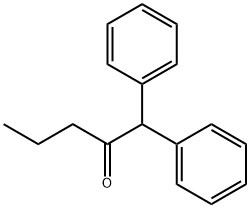 1,1-DIPHENYL-PENTAN-2-ONE 结构式