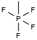 METHYLPENTAFLUOROPHOSPHORANE 结构式